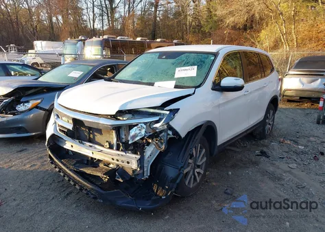 2021 Honda Pilot Awd Ex z USA, uszkodzony, nr VIN 5FNYF6H33MB083918